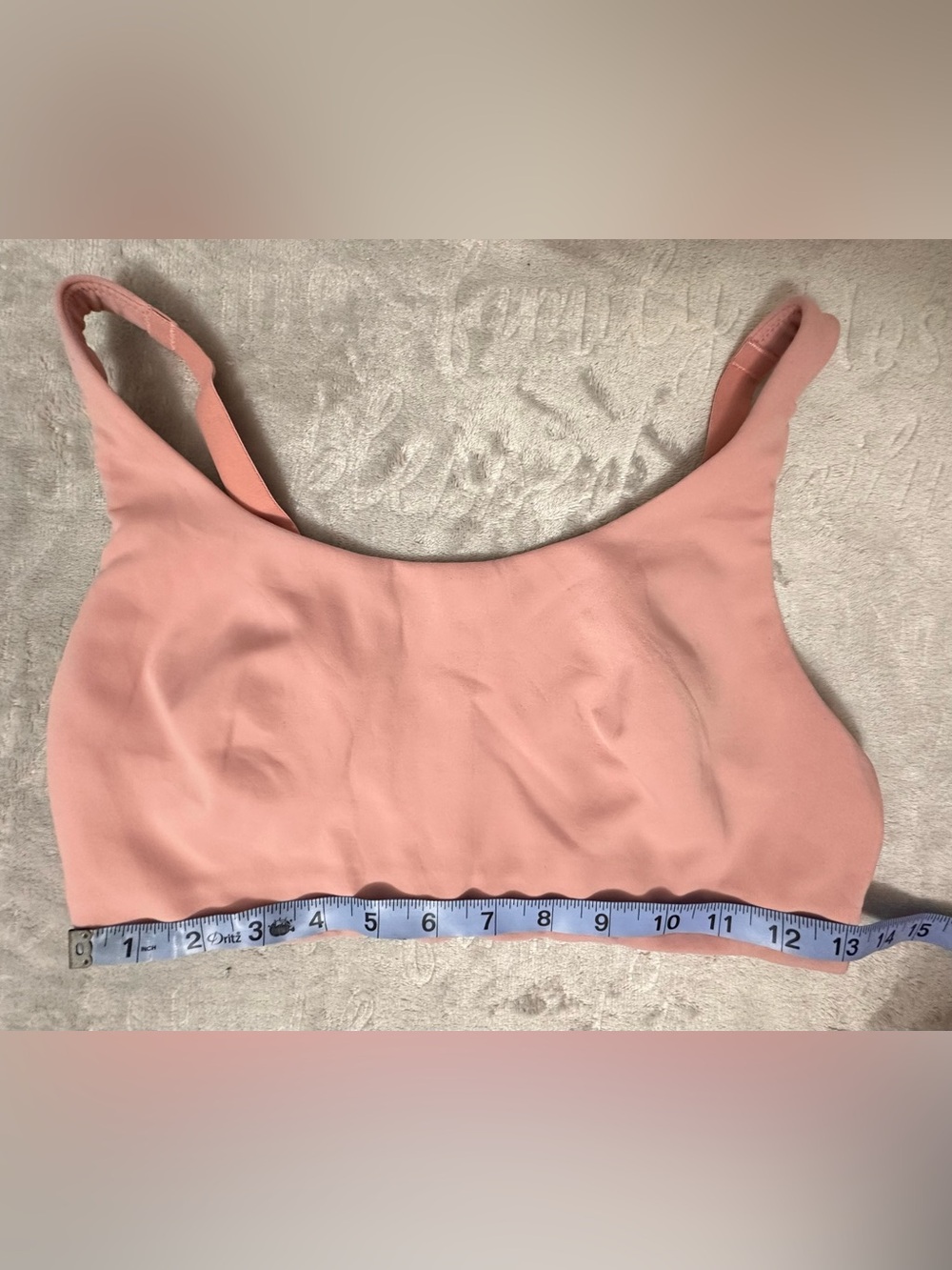 Lululemon Fine Form High Support Sports Bra Dusty Rose Pink Underwire Size 10